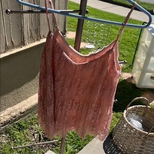 Stradivarius Blush Lace Camisole